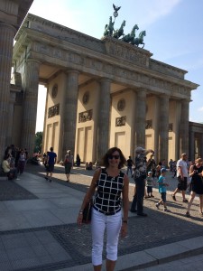 "A visit to Berlin and the Brandenburger Tor this summer! An amazing city where history looks you in the face every turn you take."  Karen Fenner, German Program Coordinator